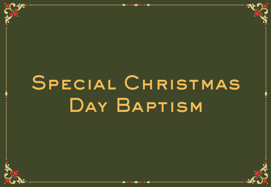 Christmas Baptism 2022 Feature