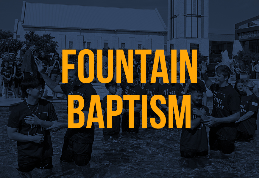 Fountain Baptism 2026 Feature